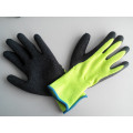 10g High Grade Polyester Shell Latex Coated Crinkle Safety Work Glove with Thumb Coating (L1102)